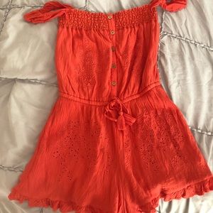 Orange romper